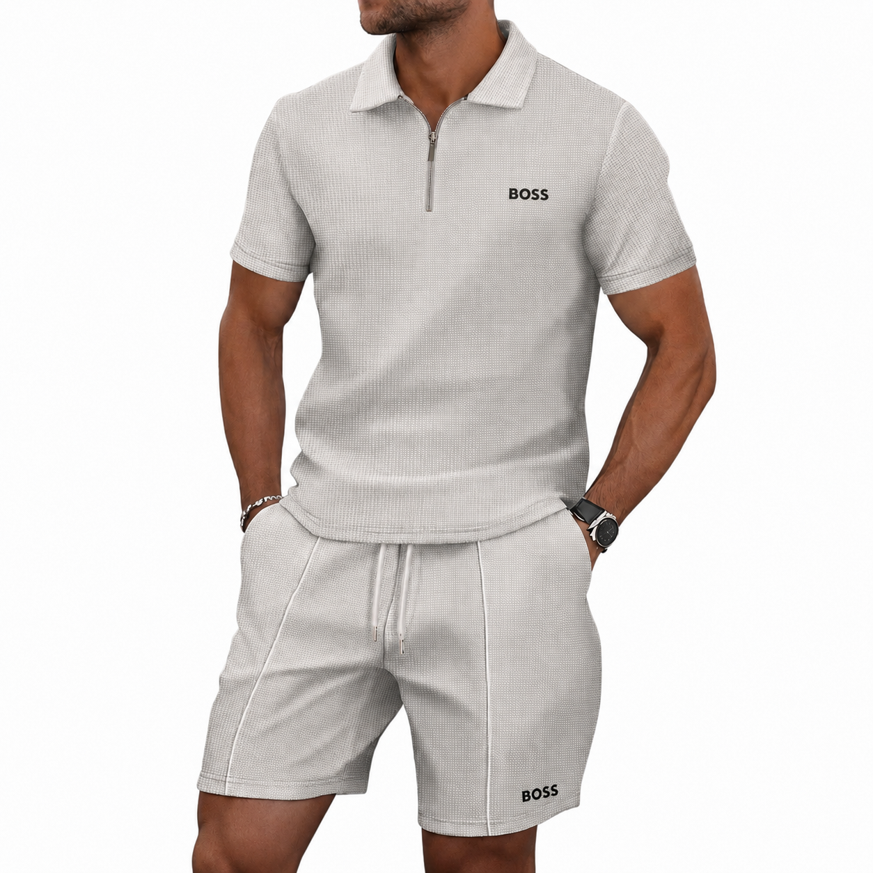 Sport Zip Polo Set (BUY 1, GET 1 FREE)
