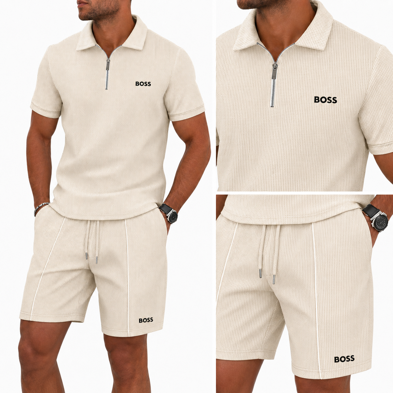 Sport Zip Polo Set (BUY 1, GET 1 FREE)