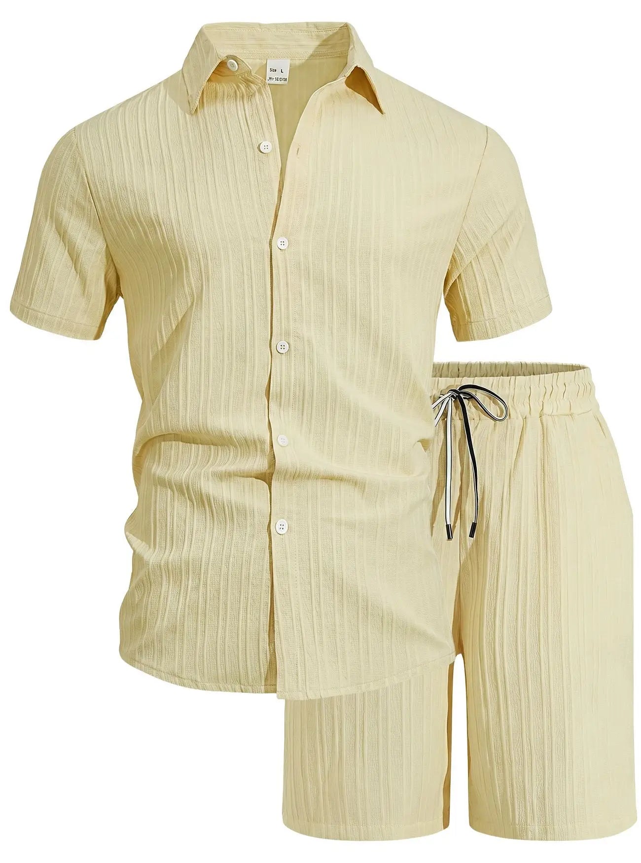 Amalfi Summer Set – Shirt & Shorts
