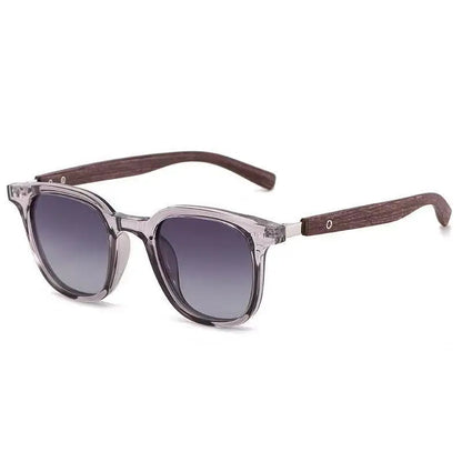 Retro Sunglasses Wood Grain