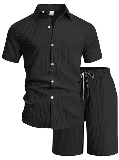 Amalfi Summer Set – Shirt & Shorts