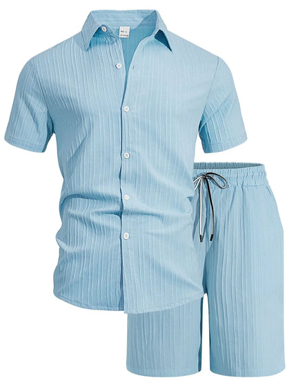 Amalfi Summer Set – Shirt & Shorts