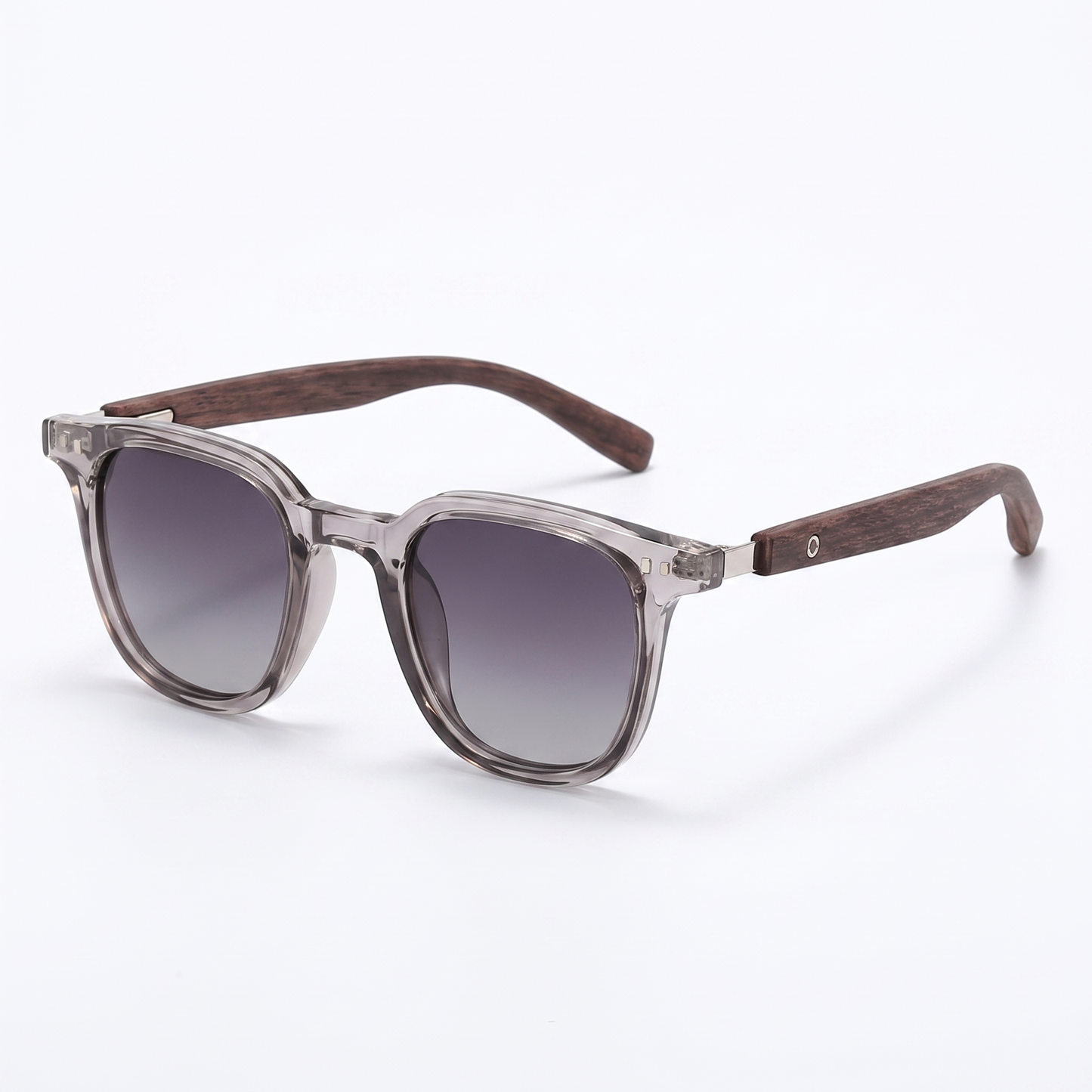Retro-Sonnenbrille Holzoptik