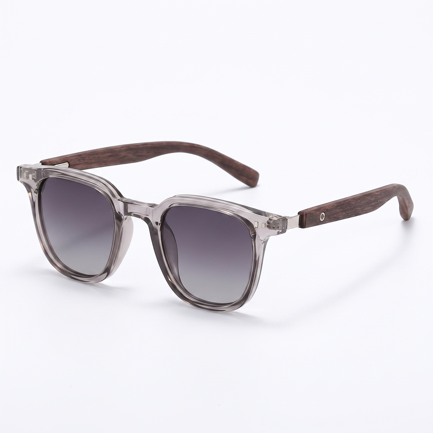 Retro-Sonnenbrille Holzoptik