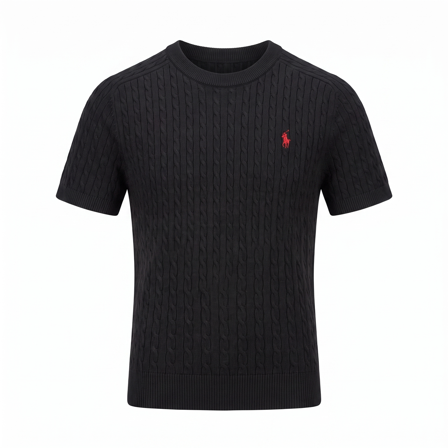 Feinstrick-Shirt Kurzarm