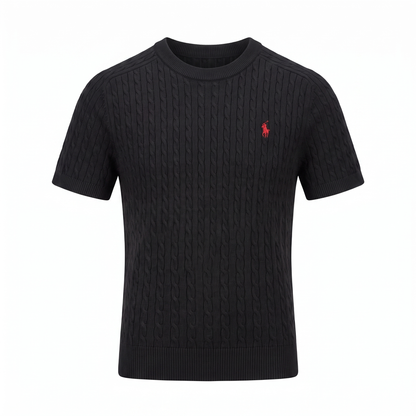 Feinstrick-Shirt Kurzarm