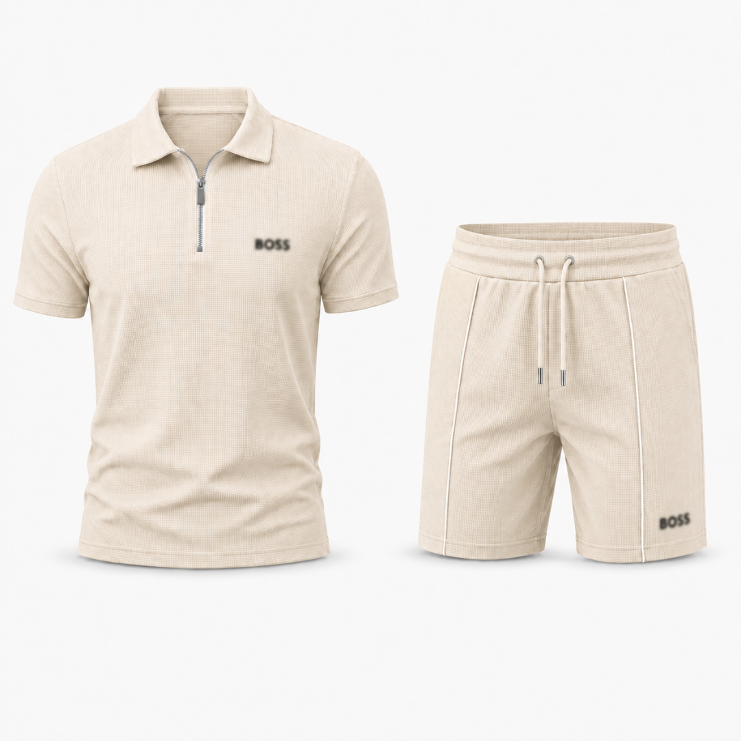 Sporty Zip Polo Set (BUY 1, GET 1 FREE) - Summer Promotion
