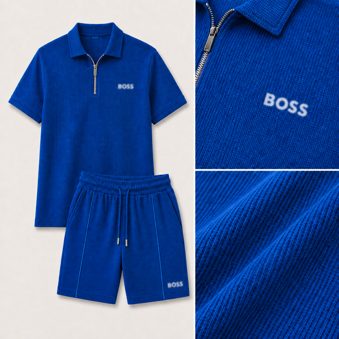 Sporty Zip Polo Set (BUY 1, GET 1 FREE) - Summer Promotion