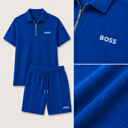 Sporty Zip Polo Set (BUY 1, GET 1 FREE) - Summer Promotion